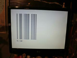 Sinclair ZX81 on LCD TV